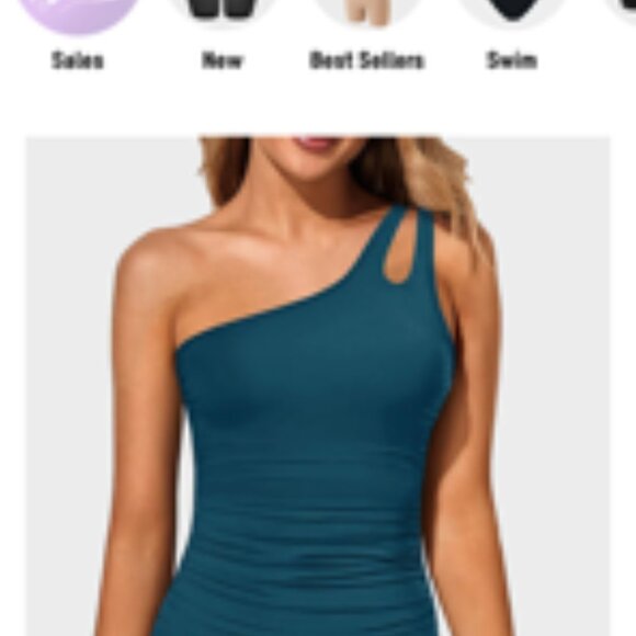 SheCurve One Shoulder One Piece Swimsuit Size L - Picture 2 of 7